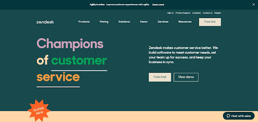 zendesk-startpagina Zendesk startpagina